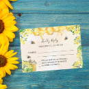 Search for bees rsvp cards Yellow