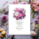 Search for pinkish invitations Watercolor