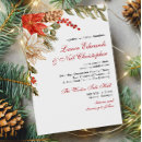 Search for holiday wedding invitations Red