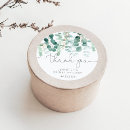 Search for bridal thank you stickers Eucalyptus