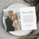 Search for magnet wedding thank you cards Black and white