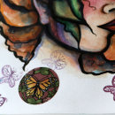 Search for clover stickers Red