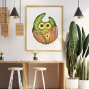 Recherche de oiseau orange posters Mignon