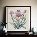 Search for iris painting posters Watercolor