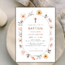 Search for chic christening invitations Wildflowers