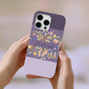 Recherche de pourpre de fleur iphone coques Pour elle