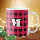 Search for lumberjack plaid mugs Merry christmas