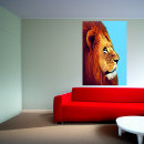 Search for lion portrait posters Wild animal