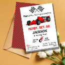 Search for red race car invitations Start your engines