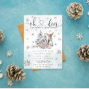 Search for woodland deer baby shower invitations Winter