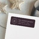 Search for gold circle return address labels Geometric