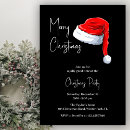 Search for black santa invitations Festive