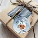 Search for fox snow stickers Watercolor