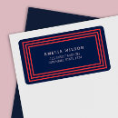 Search for navy blue border labels Stylish