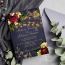 Search for navy and ivory wedding invitations Vintage