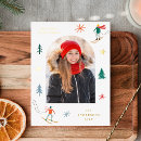 Search for skier christmas cards Modern