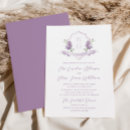 Recherche de lilas invitations Monogramme