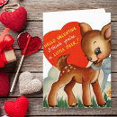Recherche de deer valentines day cards Vintage
