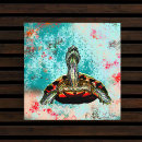 Search for turtle canvas prints Blue