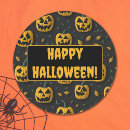Search for scary pattern stickers Black