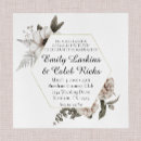 Search for hexagon wedding invitations Botanical