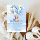 Search for bear balloon invitations Minimal