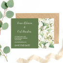 Search for plants cards invites Watercolor