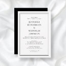 Search for formal black tie wedding invitations Minimalist