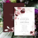 Search for blush and burgundy wedding invitations Watercolor