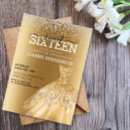 Search for diamond sweet 16 invitations Rose gold