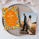 Search for 70s flowers invitations Typography