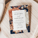 Search for navy blue rustic wedding invitations Bohemian