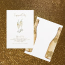 Search for champagne toast engagement party invitations Gold