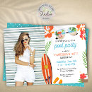 Search for retro pool party invitations Girl