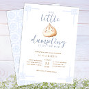 Recherche de dumpling invitations Baby