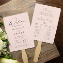 Search for blush pink wedding programs Boho