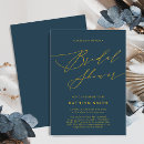 Search for elegant gold bridal shower invitations Bride to be
