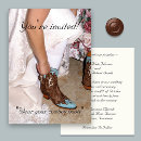 Recherche de cowboy wedding invitations Turquoise