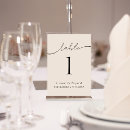 Search for elegant script font table cards Classic