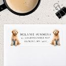 Search for goldendoodle return address labels Watercolor