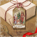 Search for christmas tree gift tags Retro