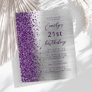 Recherche de métal de faux invitations Glamour