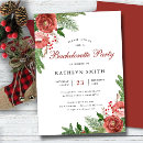 Search for watercolor bachelorette party invitations Burgundy