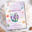 Search for mermaid baby girl shower invitations A sweet little mermaid