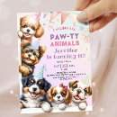 Recherche de lets pawty invitations Rose