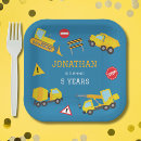 Search for construction birthday plates Truck