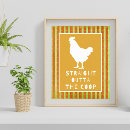Search for funny chicken art Rustic