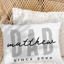 Search for black and white christmas pillows Best dad ever