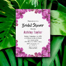 Search for orchid bridal shower invitations Watercolor
