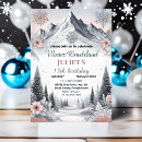 Search for winter onederland girl invitations Elegant